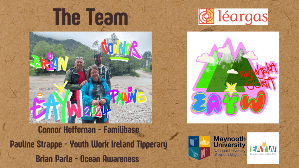 Staff worker Pauline on a recent study trip in Slovenia.